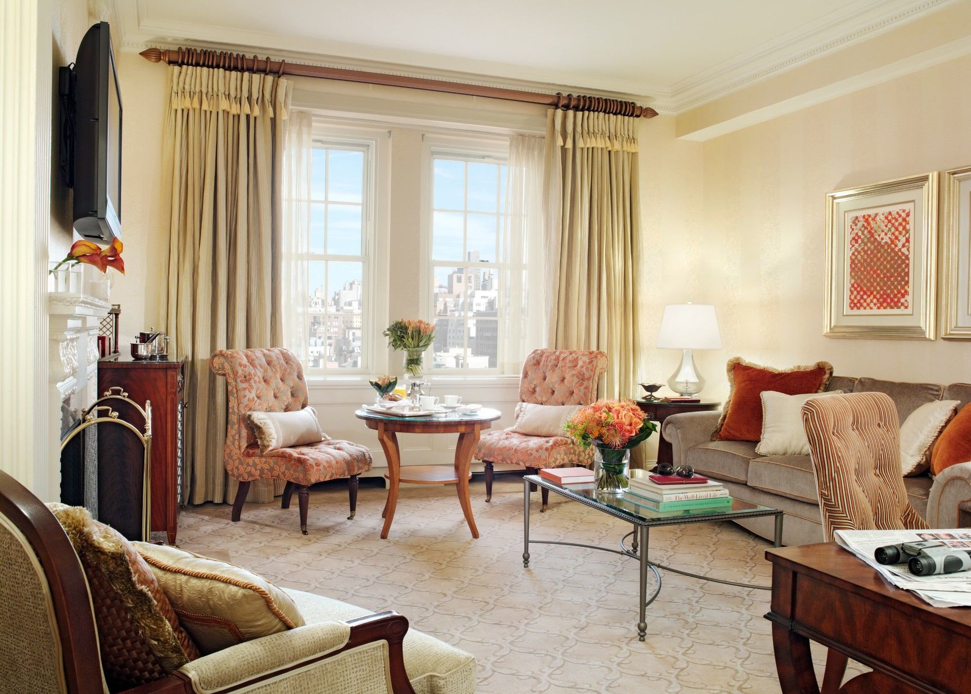 The Pierre, A Taj Hotel, New York Ruang foto Living room